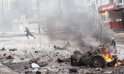 مجزرة للطيران الروسي في معرة مصرين بريف إدلب 